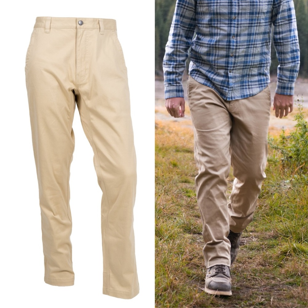NWT Mountain Khakis Men’s Teton Twill Pant Size 32x32 Sand Tan New Outdoor. 23